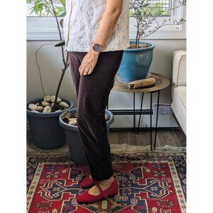 VTG Talbots Brown Velour Pants